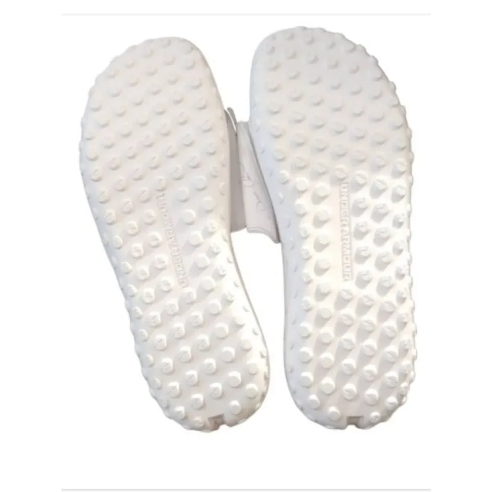 Under Armour Project Rock Men's White Slide Sandals